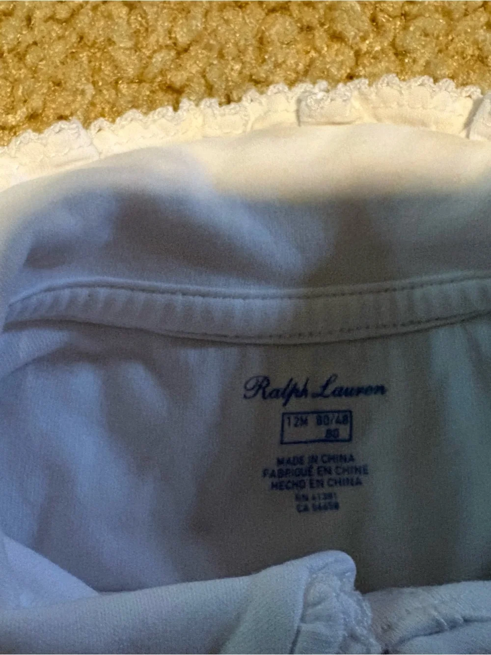 Ralph Lauren White Baby Dress and Blooming Blue Floral Romper